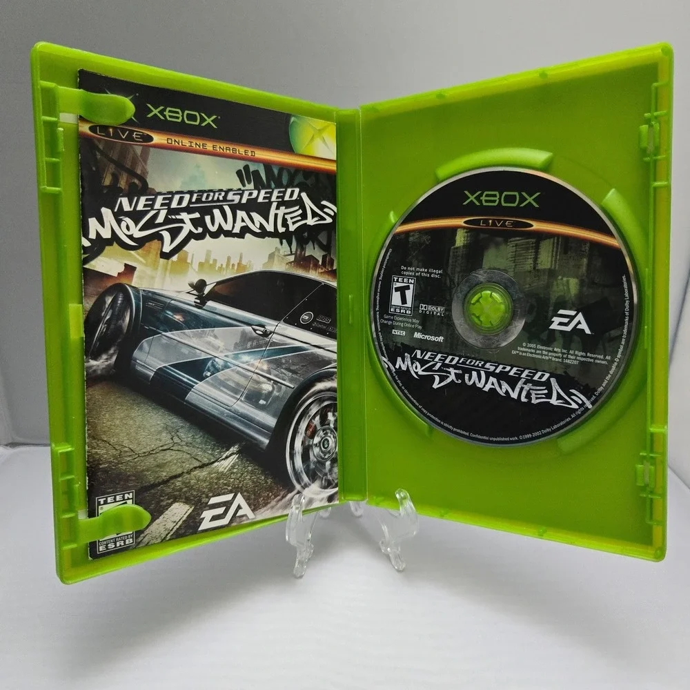 Need For Speed Most‎ Wanted - 2005 Microsoft Xbox - CIB W/ Manual - Working